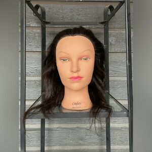 Lindsey by Bellrino Cosmetology Dark Brown Hair Mannequin